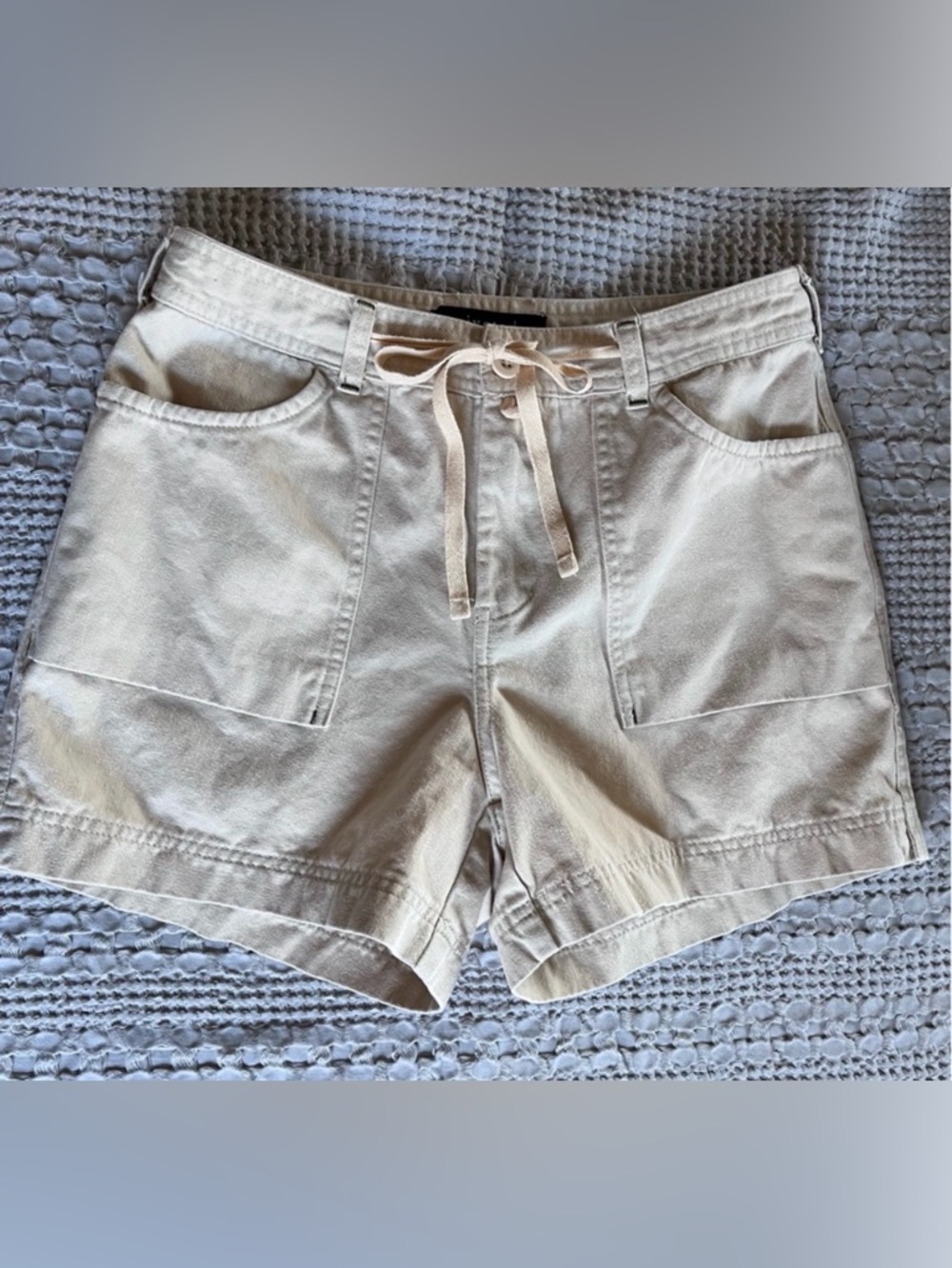 Butter Mom Cottagecore Riveted LEE Mom Shorts VTG Y2K 90s with Tie